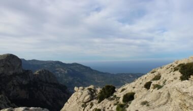 Bergkette und Meer auf Mallorca, aufgenommen von Susana Bartolome