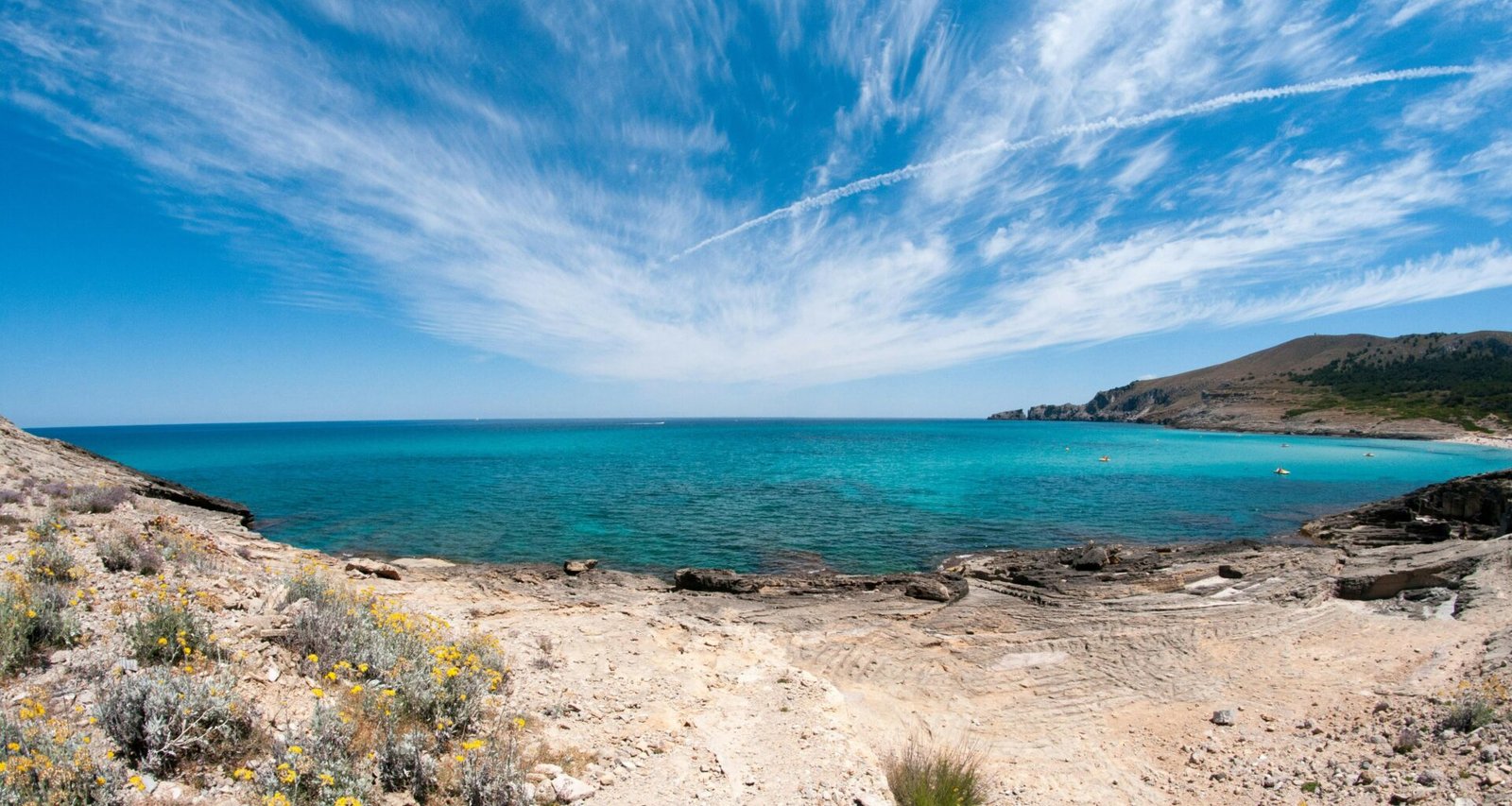 Küstenlinie mit Meer und Himmel auf Mallorca, aufgenommen von Max